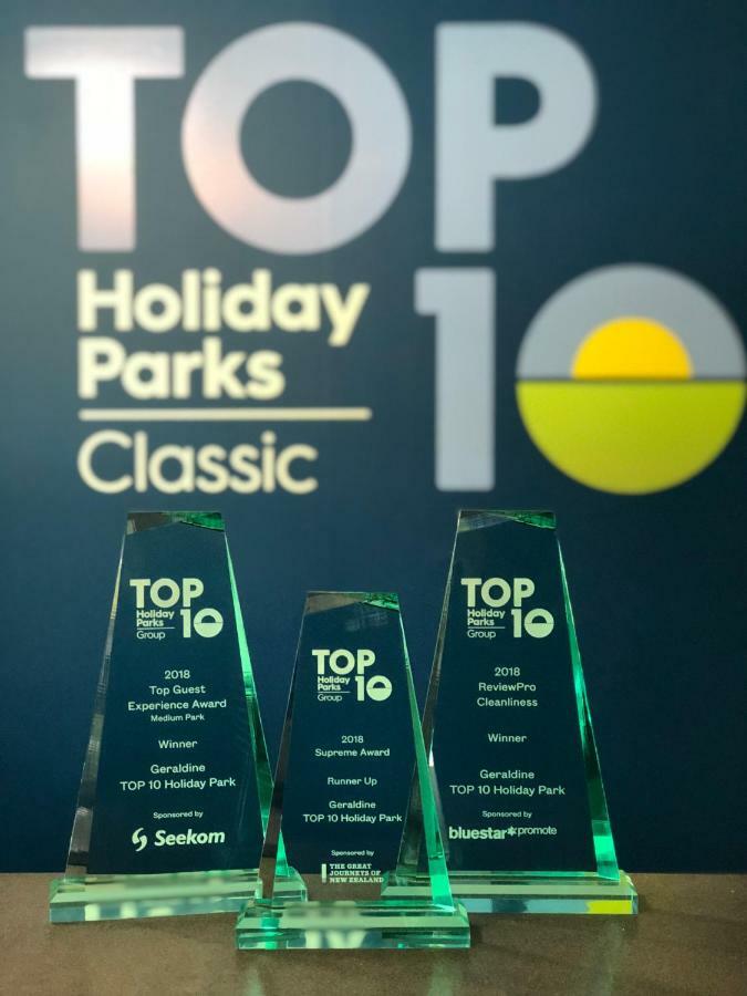 Geraldine Top 10 Holiday Park Exterior foto